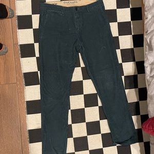Men’s blue/green ish corduroy dockers pants